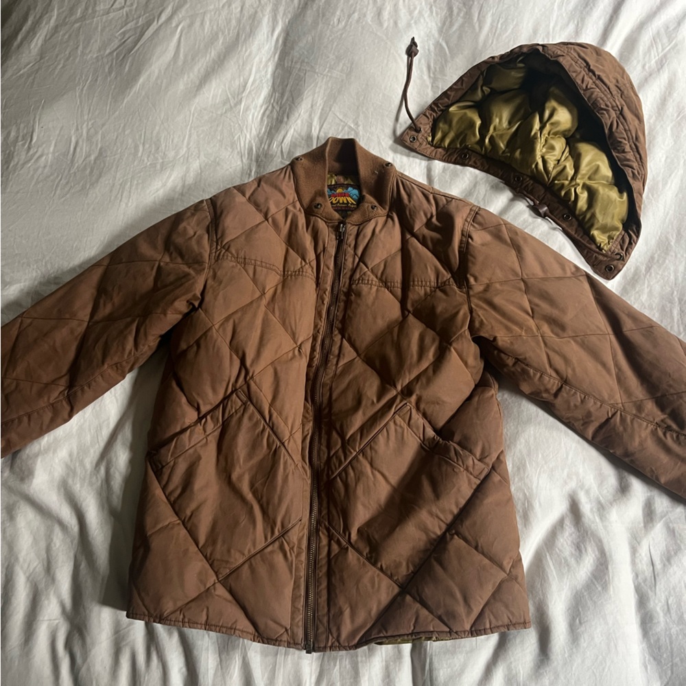 Bauer Down Quilted Jacket with Removable Hood